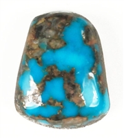 NATURAL MORENCI TURQUOISE CABOCHON 14 cts