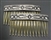 LOVELY NAVAJO SILVER HAIR COMBS SET OF 2