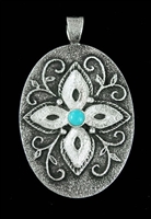 REBECCA BEGAY STUNNING FLOWER PENDANT