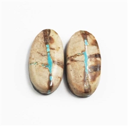 NATURAL RIBBON ROYSTON CABOCHONS 16.5cts