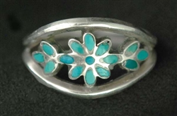 BERNICE AND ROOSEVELT TEKALA ZUNI RING