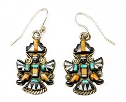 Little Vintage Zuni Knifewing Earrings