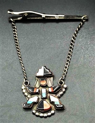 Vintage Zuni Knifewing Tie Clip