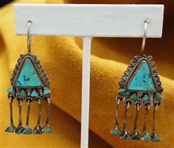 LOVELY EARLY PUEBLO EARRINGS