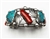 Large Dan Simplicio Bisbee Turquoise & Coral Bracelet