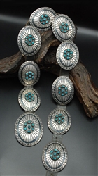 LOVELY CHARLIE MIKE YAZZIE LONE MT. CONCHO BELT