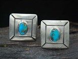 VINTAGE ARTURO RIVERA TURQUOISE CUFF LINKS