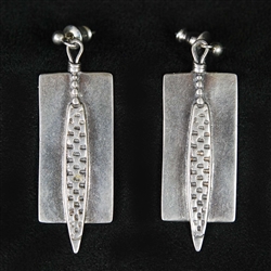 MODERNIST KAY BEGAY ROGERS EARRINGS