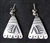 LOVELY LEWIS LOMAY HOPI DANGLE EARRINGS