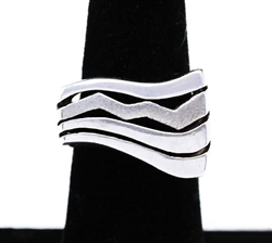 LOVELY HARVEY BEGAY SILVER RING