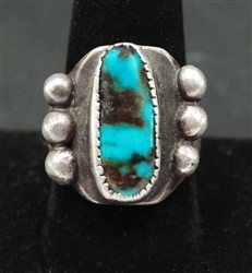 VINTAGE BISBEE TURQUOISE RING