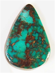 NATURAL PILOT MOUNTAIN TURQUOISE CABOCHON 13 cts