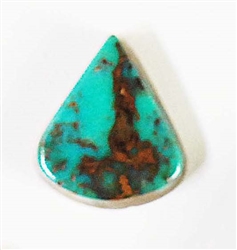 NATURAL PILOT MOUNTAIN TURQUOISE CABOCHON 3.5 cts