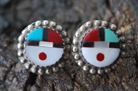 ROGER CELLICION 1960's SUNFACE EARRINGS