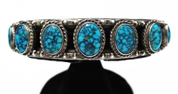 Fred Peshlakai Lone Mountain Row Bracelet