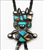 Rare Vintage David Tsikewa Zuni Bolo Tie & Tips