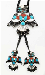 Beautiful Homer Vacit Thunderbird Bolo & Tips