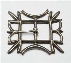 VINTAGE NAVAJO GUILD SANDCAST BELT BUCKLE
