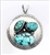 Pretty Vintage Navajo Guild Turquoise Pendant