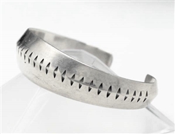 Unique Stamped Vintage Navajo Guild Bracelet