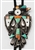 Beautiful Vintage Thunderbird Zuni Bolo Tie