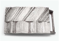 UNIQUELY DESIGNED SANDCAST BELT BUCKLE