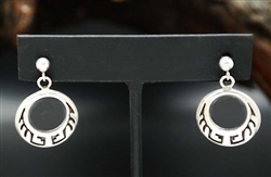 Lovely Hopi Kopavi Overlay Earrings