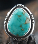 HEAVY NAVAJO TURQUOISE RING