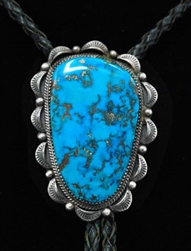 BEAUTIFUL VINTAGE MORENCI TURQUOISE BOLO