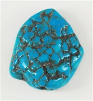 NATURAL MORENCI TURQUOISE NUGGET CABOCHON 34ct