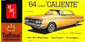 1964 Mercury Comet Caliente 'Craftsman' Series (2' n 1) Stock or Custom (1/25) MINT