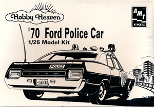 1970 Ford Police Car (1/25) (fs)