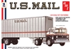 Ford C600 US Mail Truck with USPS Trailer