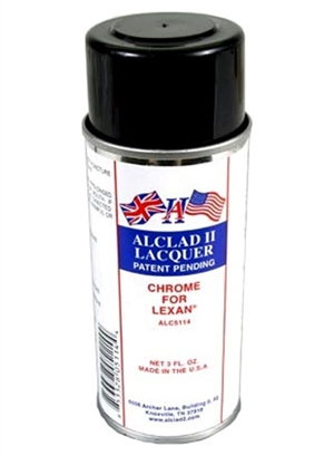 Alclad II Chrome Lacquer for Plastic 3 oz spray