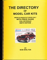 The Directory / Price Guide of 1/25 and 1/24 kits by US manufacturers by Bill Coulter & Bob Shelton Ninth Edition 2023<br><span style="color: rgb(255, 0, 0);">Last Edition!</span>