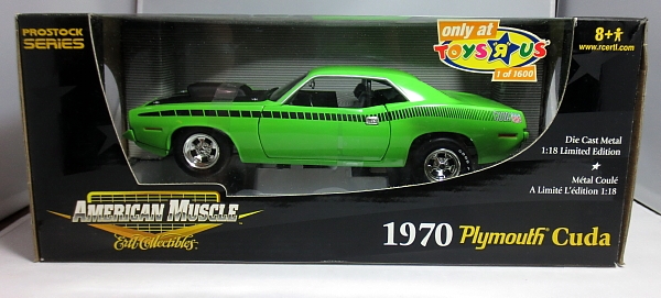 1970 Plymouth AAR Cuda orders 1:18 scale die cast metal