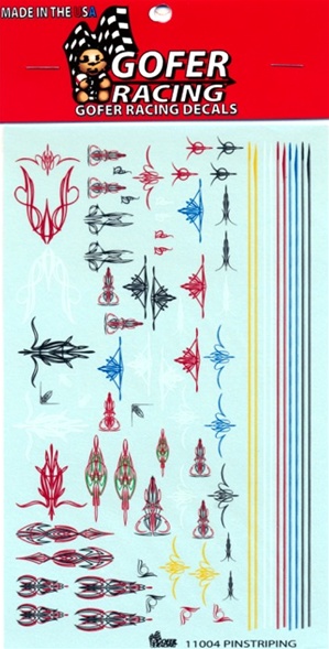 Racing Pinstriping Decal Sheet (1/25 or 1/24)