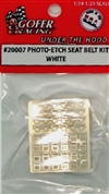 Photo Etch Seat Belts with White Ribbon Belts  (1:24-1:25)