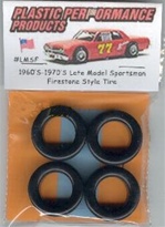 1960's and 70's Late Model Sportsman Firestone Tires (set of 4)