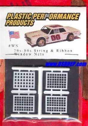 Vintage Nascar Window Net Kit (4 Nets) 1/25