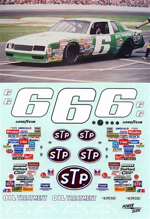 6 STP Richard Petty 1986 Decal