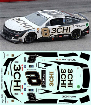 #8 3CHI Tyler Reddick 2022 Camaro Decal