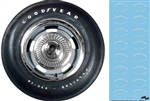 Goodyear Polyglas 1970's Street Car Tire Decals (1:25-1:24)