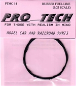 Pro Tech Black Rubber Fuel Line