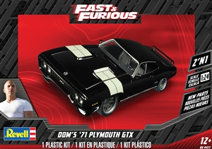 Dom’s ‘71 Plymouth GTX (2 ’n 1) (New Tooling) (1/24) (fs)