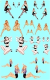 Pin Up Girls #9 Decal Sheet