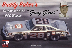 1977 Oldsmobile "Buddy Baker's NAPA Gray Ghost Cutlass # 28" (1/25) (fs)