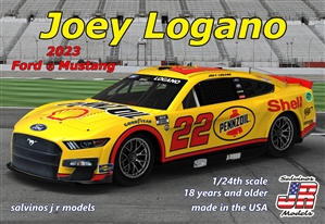 Team Penske Joey Logano ALL NEW 2023 Ford Mustang # 22 Shell Pennzoil