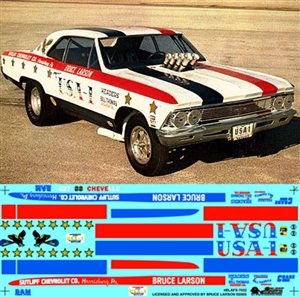 Bruce Larson's 1966 Chevelle A/FX   (1/24) Slixx Decal