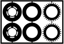 Plain Disk Brake Rotors, 4 per pack